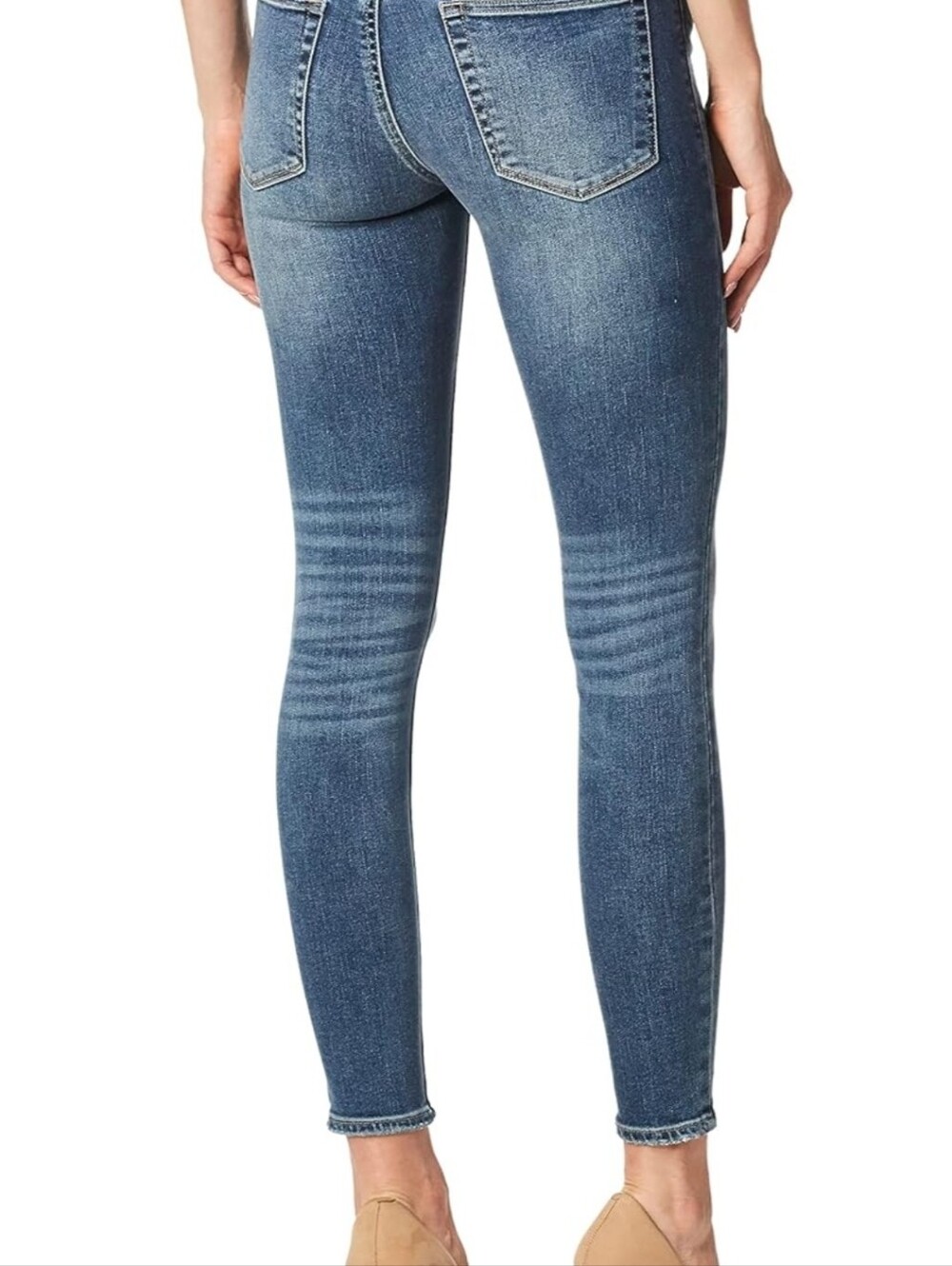 Lucky Brand Blue Skinny Jeans with Faded Detail